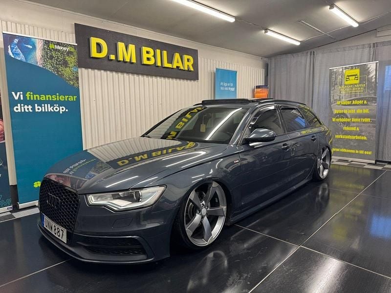 Blå Begagnad 2014 Audi A6 S-Line Kombi | 169 900 kr - Bild 1/4