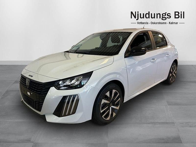 Vit Ny 2025 Peugeot 208 Halvkombi | 199 900 kr (Bra pris) - Bild 1/4