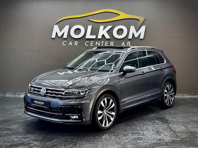 Silver Begagnad 2018 VW Tiguan GT SUV | 234 900 kr (Marknadspris) - Bild 1/4