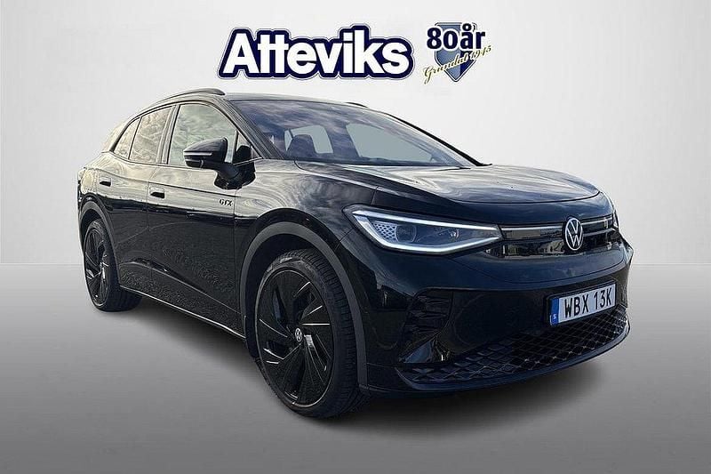 Svart Begagnad 2025 VW ID.4 GTX SUV | 569 500 kr - Bild 1/4