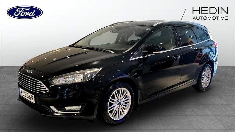Svart (black) Begagnad 2016 Ford Focus Kombi | 99 000 kr (Marknadspris) - Bild 1/4