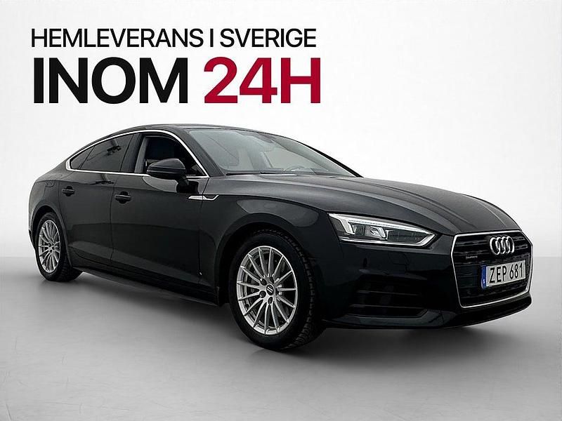 Begagnad Audi A5 Sportback 190 HK (139 kW) 2018 Svart Halvkombi