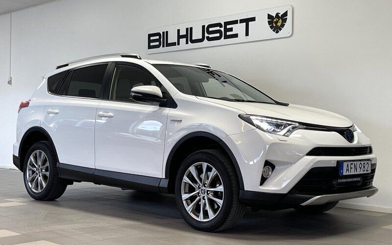 Vit Begagnad 2016 Toyota RAV4 Hybrid Executive SUV | 219 900 kr (Marknadspris) - Bild 1/4
