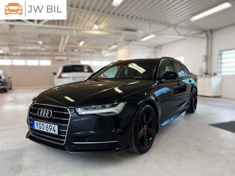 Svart Begagnad 2016 Audi A6 S-Line Kombi | 169 900 kr (Marknadspris) - Bild 1/4