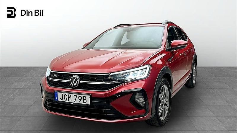 Kings red metallic Begagnad 2022 VW Taigo IQ Drive SUV | 239 900 kr (Marknadspris) - Bild 1/4