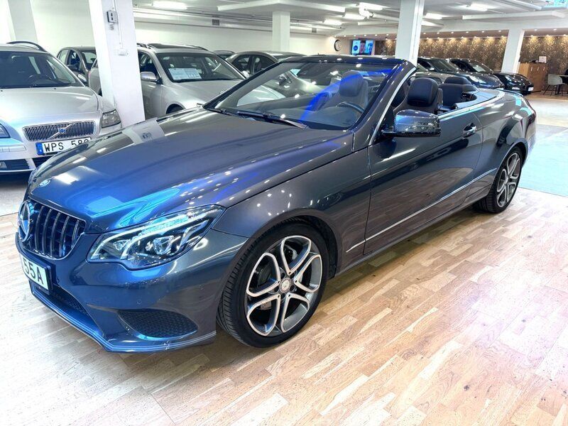 Begagnad Mercedes E200 Avantgarde 184 HK (135 kW) 2014 Mörkgrå Cab