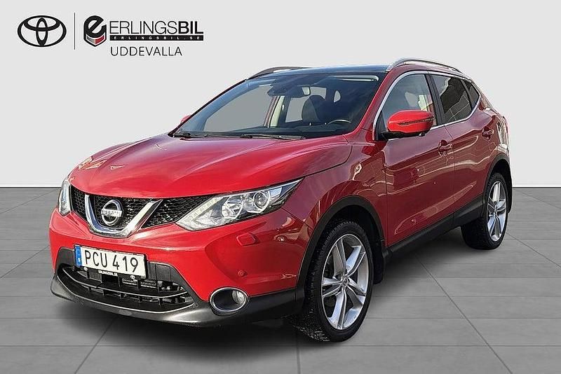 Röd Begagnad 2016 Nissan Qashqai SUV | 149 900 kr (Marknadspris) - Bild 1/4