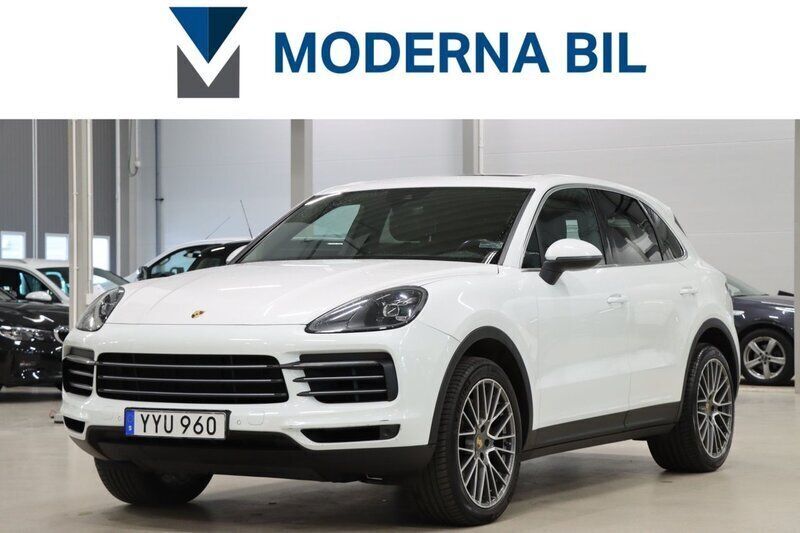 Vit Begagnad 2017 Porsche Cayenne SUV | 459 400 kr (Marknadspris) - Bild 1/4