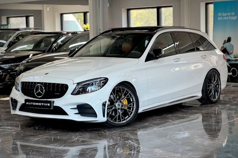 Vit Begagnad 2019 Mercedes C63 AMG AMG line Kombi | 269 900 kr - Bild 1/4