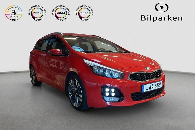 Röd Begagnad 2015 Kia Ceed GT-Line Kombi | 99 990 kr (Marknadspris) - Bild 1/4