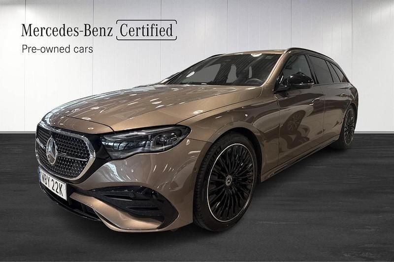 Brun (brown) Begagnad 2025 Mercedes E300 Kombi | 769 900 kr - Bild 1/4