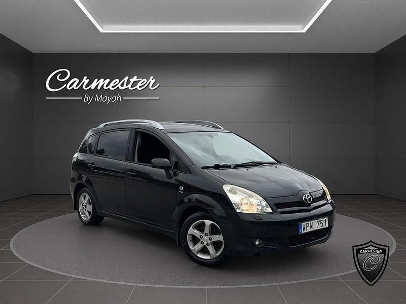 Svart Begagnad 2004 Toyota Corolla Verso Minibuss | 79 990 kr - Bild 1/4