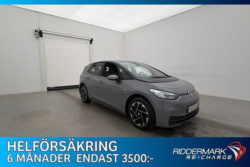 Begagnad VW ID.3 Pro Performance 150 kW (204 HK) 2022 Grå Halvkombi