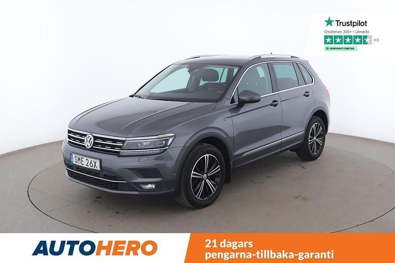 Mörkgrå Begagnad 2020 VW Tiguan SUV | 263 000 kr (Superpris) - Bild 1/4
