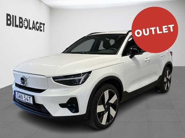 Vit Begagnad 2024 Volvo EX40 Plus SUV | 479 500 kr (Bra pris) - Bild 1/4