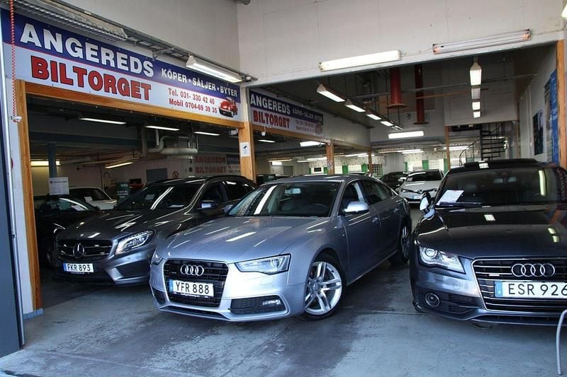 Silver Begagnad 2016 Audi A5 Sportback Sport Halvkombi | 139 999 kr (Marknadspris) - Bild 1/4