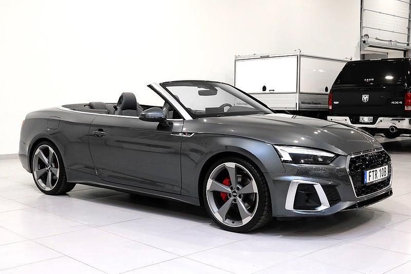 Begagnad Audi A5 Cabriolet S-Line 190 HK (139 kW) 2020 Grå Cab
