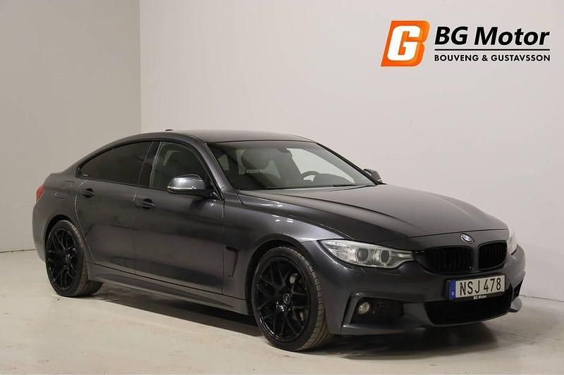 Grå Begagnad 2015 BMW 420 Gran Coupé M Sport Sportkupé | 159 600 kr (Marknadspris) - Bild 1/4