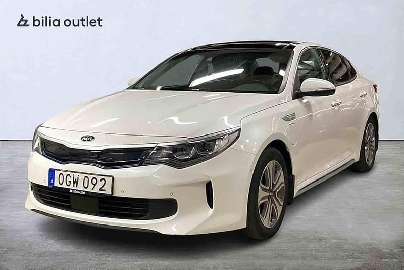 Vit Begagnad 2017 Kia Optima Hybrid Sedan | 179 900 kr (Marknadspris) - Bild 1/1