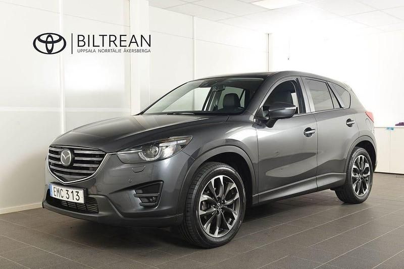 Grå (grå metallic) Begagnad 2016 Mazda CX-5 Optimum SUV | 229 900 kr (Marknadspris) - Bild 1/4