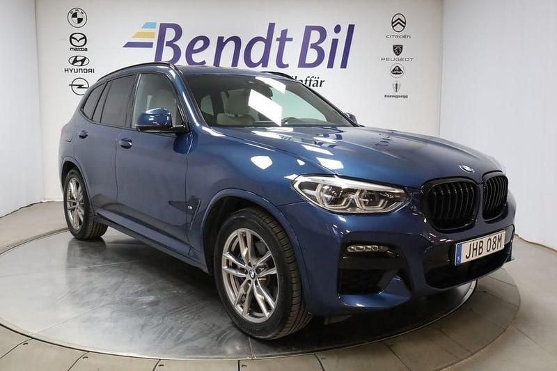 Begagnad BMW X3 M Sport 292 HK (214 kW) 2021 Phytonic blue metallic SUV