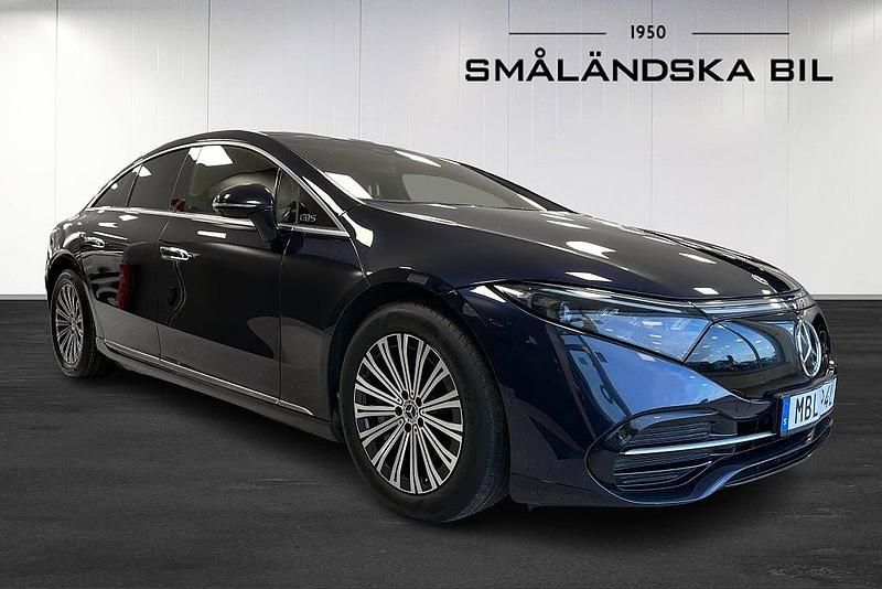 Begagnad Mercedes EQS350 158 kW (215 HK) 2022 Blå Sedan