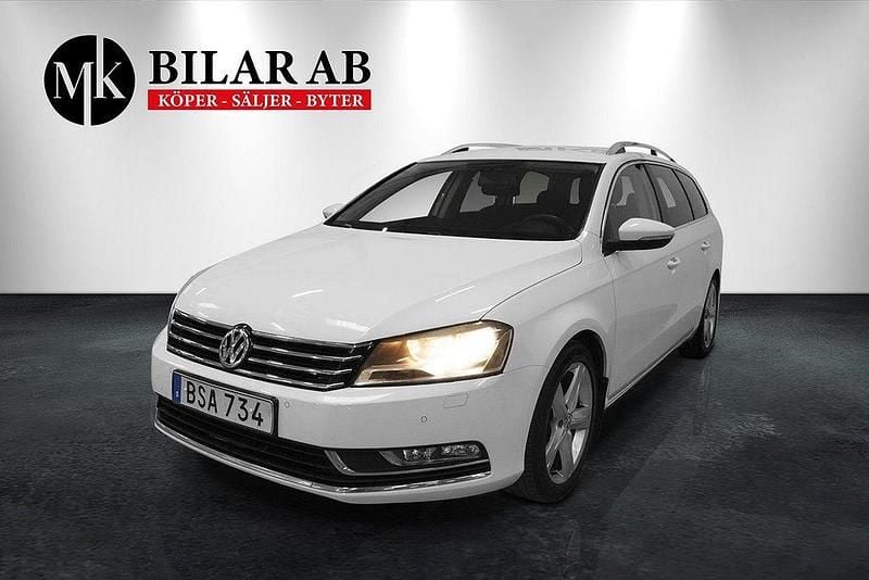 Vit Begagnad 2014 VW Passat GT Kombi | 124 900 kr (Lite dyr) - Bild 1/4