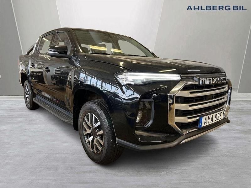 Svart Begagnad 2022 Maxus e-T90 Pickup | 479 500 kr (Marknadspris) - Bild 1/3