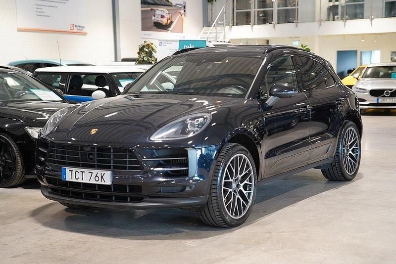 Svart Begagnad 2019 Porsche Macan S Chrono SUV | 479 900 kr (Marknadspris) - Bild 1/4