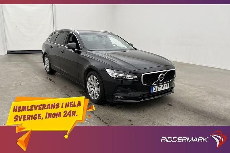 Svart Begagnad 2018 Volvo V90 Momentum Kombi | 199 800 kr (Marknadspris) - Bild 1/3