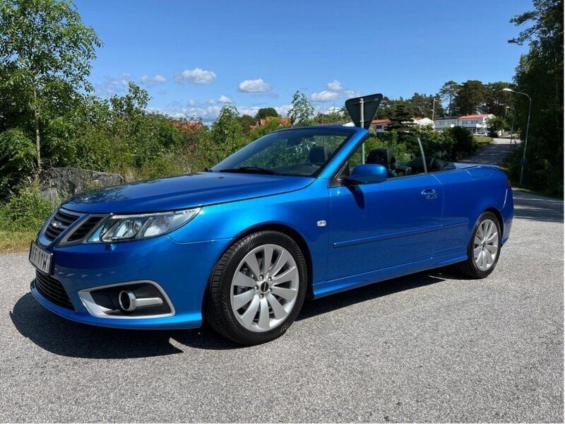 Blå Begagnad 2008 Saab 9-3 Cabriolet Cab | 235 000 kr - Bild 1/4