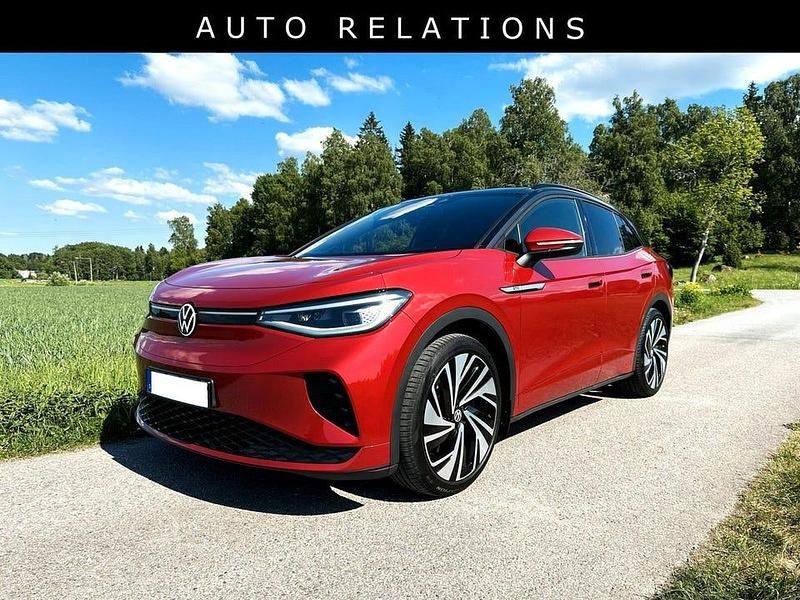 Begagnad VW ID.4 GTX 220 kW (300 HK) 2021 Röd kings red metallic black SUV