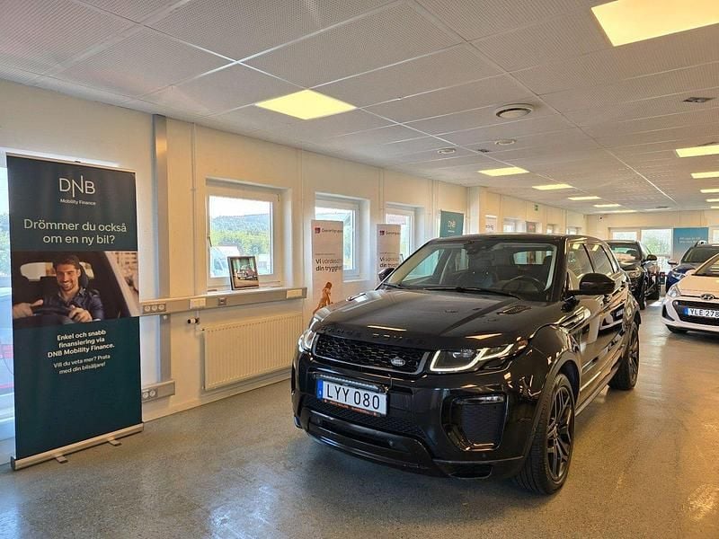 Svart Begagnad 2016 Land Rover Range Rover evoque HSE Dynamic SUV | 229 900 kr (Marknadspris) - Bild 1/4