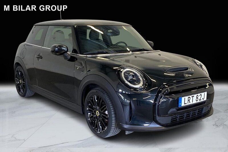 Svart Begagnad 2022 Mini Cooper SE Halvkombi | 224 000 kr (Bra pris) - Bild 1/4