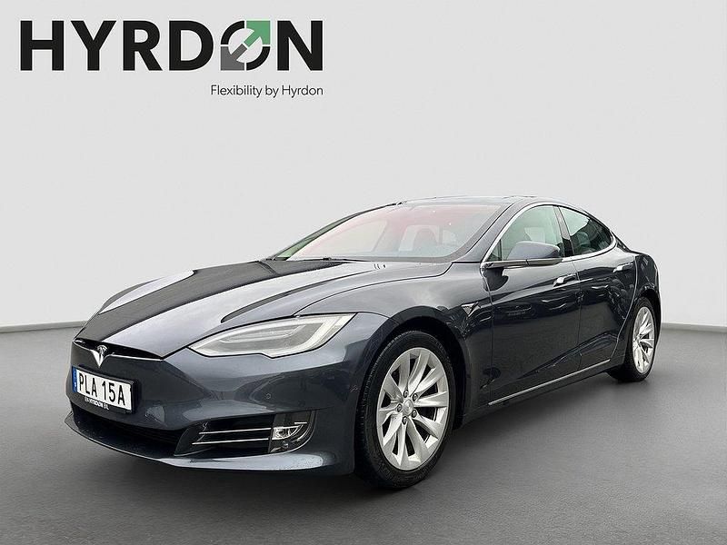 Mörkgrå Begagnad 2018 Tesla Model S Sedan | 259 000 kr (Marknadspris) - Bild 1/4