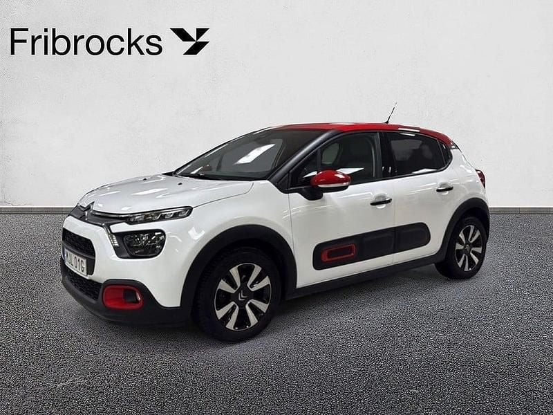 Vit Begagnad 2022 Citroën C3 Shine Halvkombi | 159 900 kr (Marknadspris) - Bild 1/4