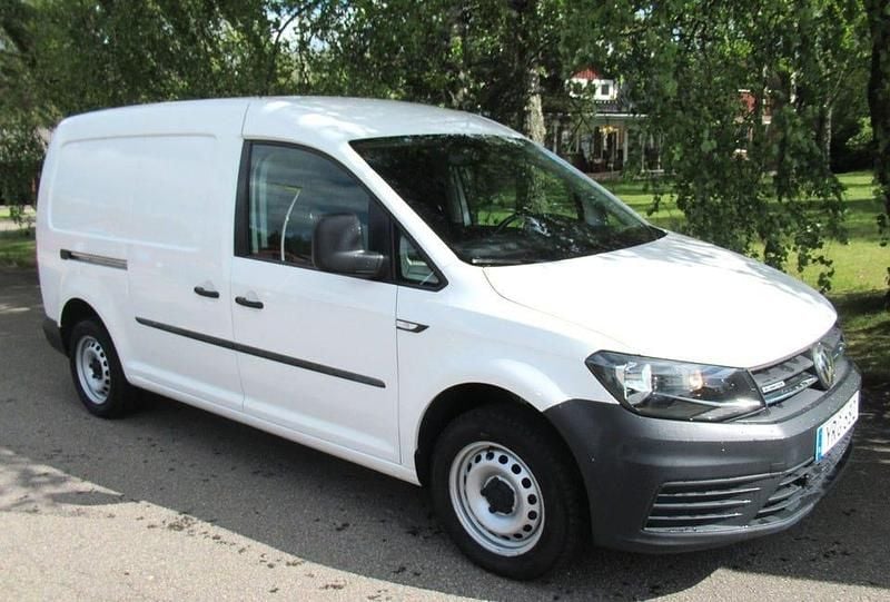 Vit Begagnad 2019 VW Caddy Maxi Minibuss | 175 000 kr (Dyr) - Bild 1/4
