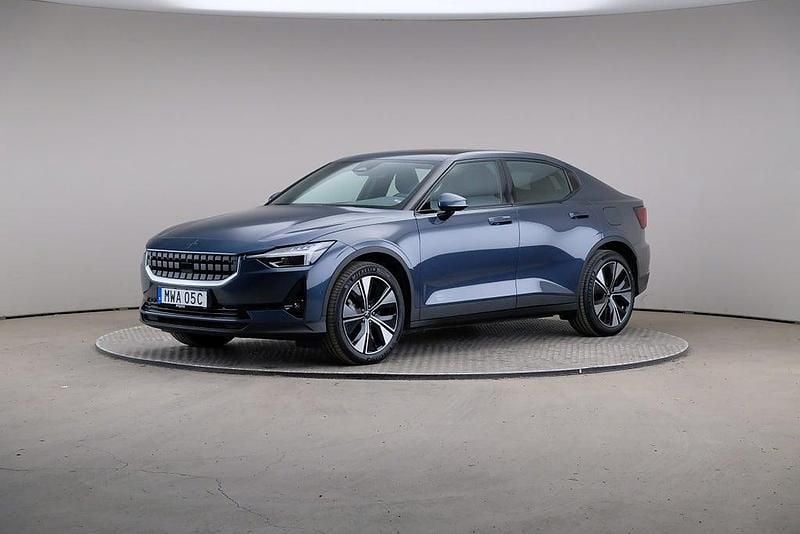 Mörkblå Begagnad 2022 Polestar 2 Pilot Halvkombi | 345 000 kr (Bra pris) - Bild 1/4