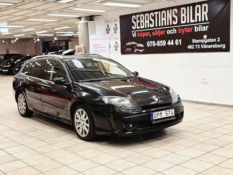 Svart Begagnad 2010 Renault Laguna GrandTour Kombi | 34 900 kr (Bra pris) - Bild 1/4