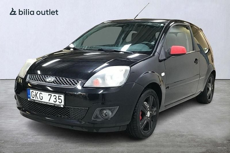 Svart Begagnad 2007 Ford Fiesta Halvkombi | 19 900 kr (Bra pris) - Bild 1/3