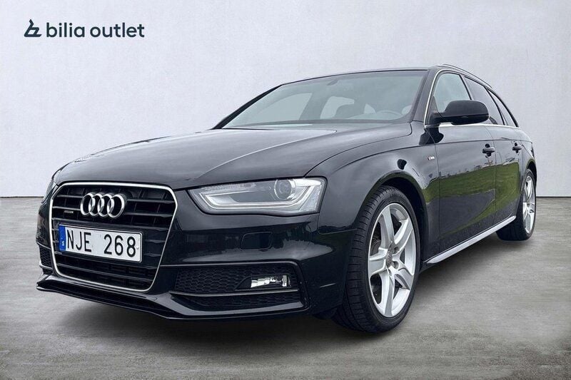 Svart Begagnad 2013 Audi A4 S-Line Kombi | 139 900 kr (Marknadspris) - Bild 1/3