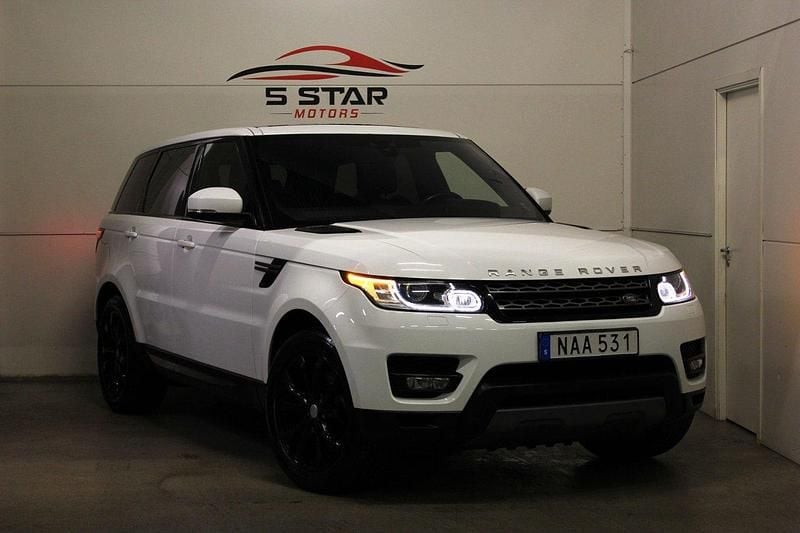 Vit Begagnad 2017 Land Rover Range Rover Sport SUV | 384 900 kr (Lite dyr) - Bild 1/4
