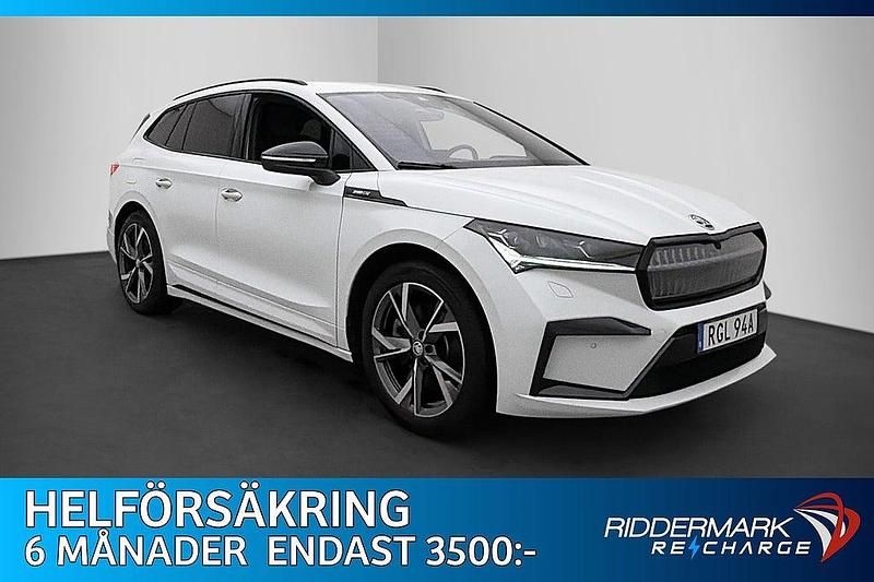 Begagnad Skoda Enyaq iV SportLine 150 kW (204 HK) 2022 Vit SUV