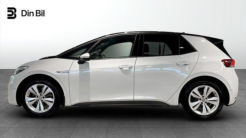 Begagnad VW ID.3 Pro Performance 150 kW (204 HK) 2023 Vit Halvkombi