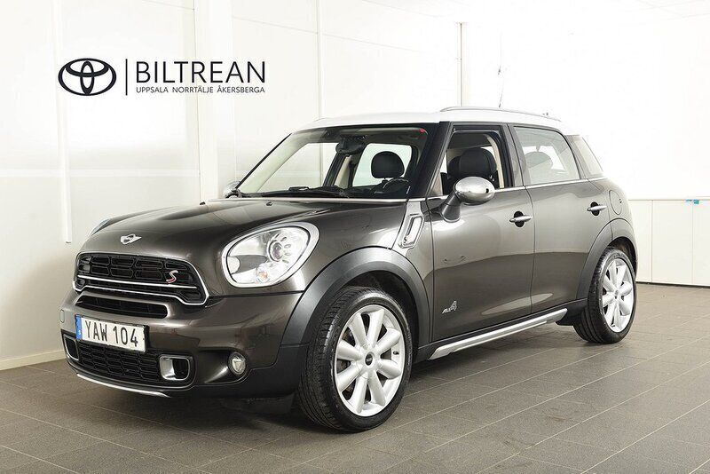 Grå (grå metallic) Begagnad 2015 Mini Cooper S Countryman SUV | 174 900 kr (Lite dyr) - Bild 1/4
