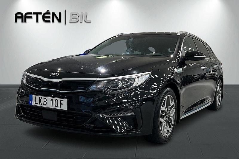 Svart Begagnad 2019 Kia Optima Hybrid Advance Sedan | 229 800 kr (Marknadspris) - Bild 1/3