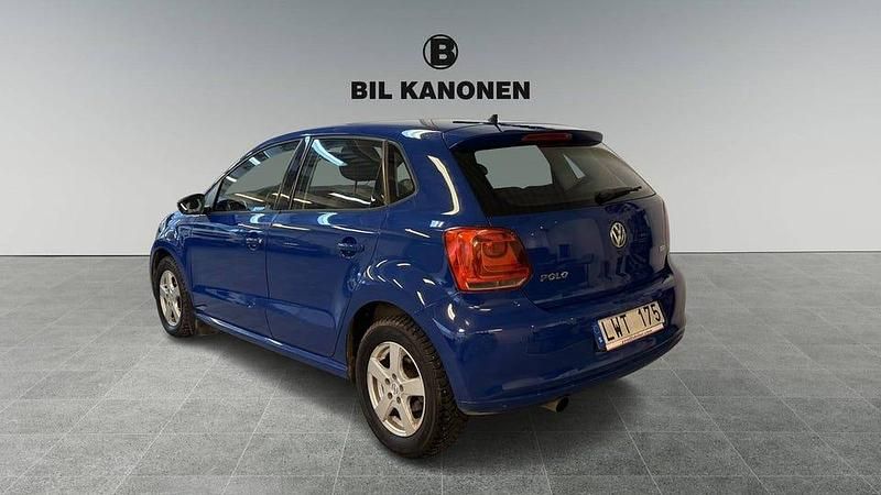 Begagnad VW Polo 91 HK (66 kW) 2012 Blå Halvkombi