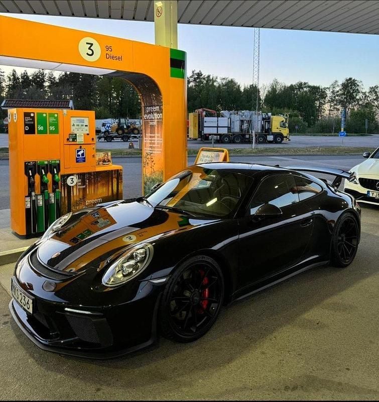 Svart Begagnad 2018 Porsche 911 GT3 Sportkupé | 1 649 000 kr (Superpris) - Bild 1/4