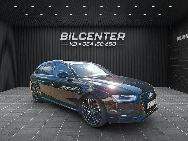 Svart Begagnad 2014 Audi A4 S-Line Kombi | 119 900 kr (Marknadspris) - Bild 1/4