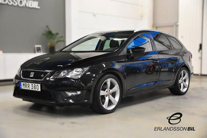 Begagnad Seat Leon ST FR 150 HK (110 kW) 2014 Svart Kombi